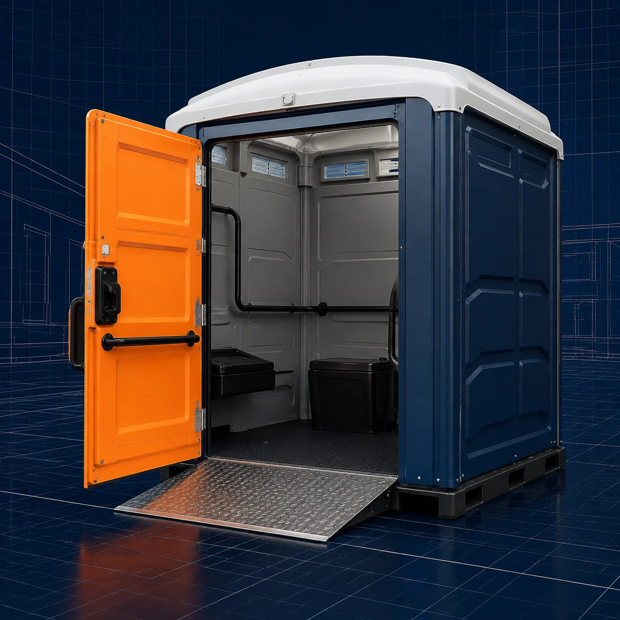 Portable restroom rental planning for Burton, MI