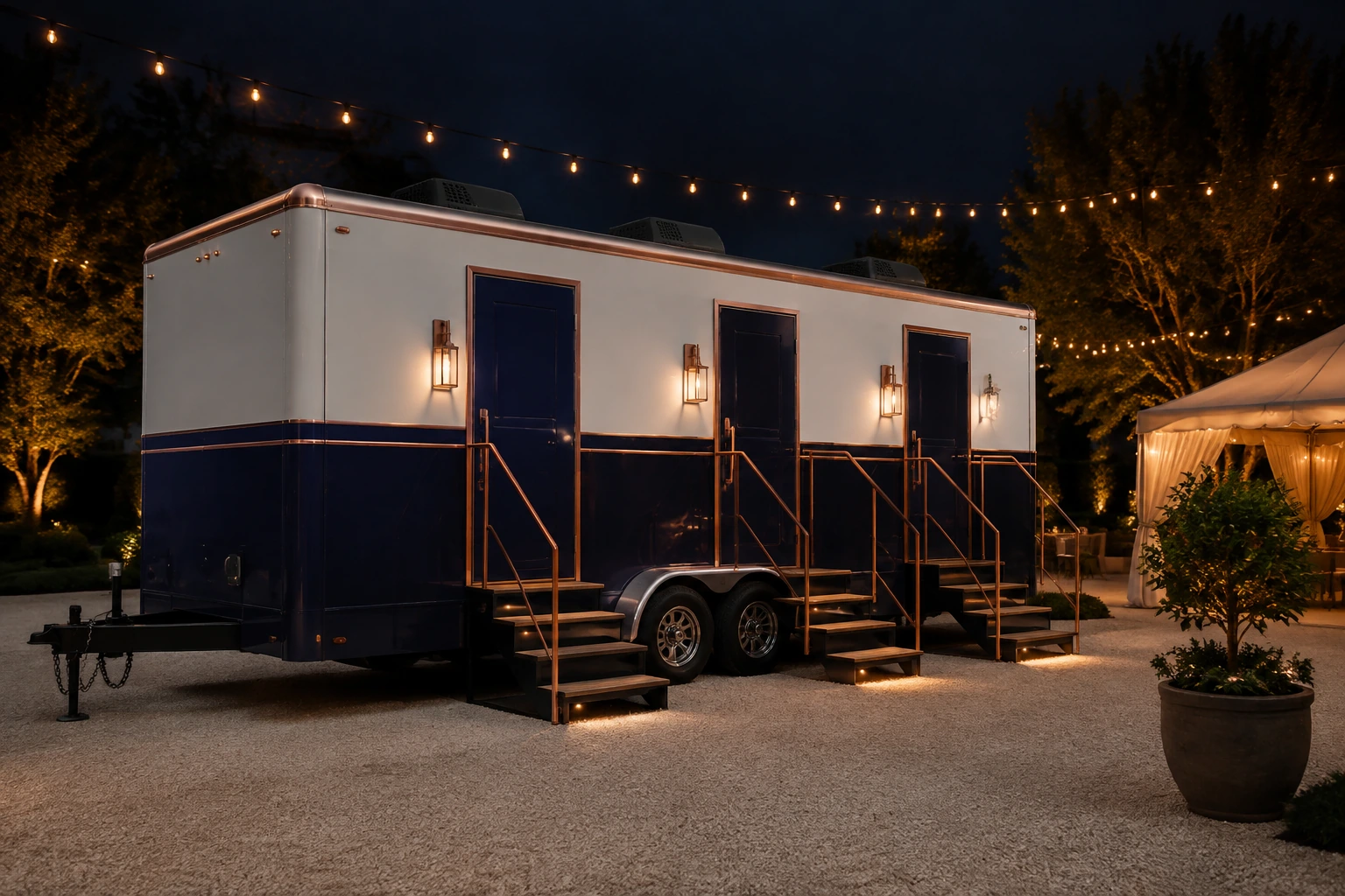 Portable restroom rental planning for Linden, MI